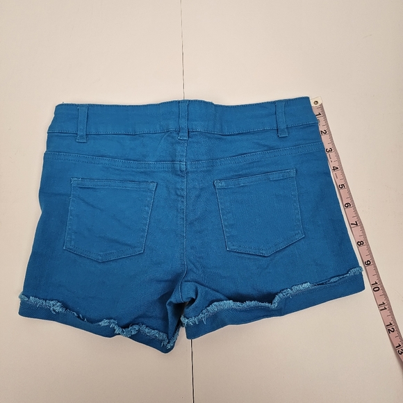 Weissman white sequined top blue shorts green vest hip-hop dance costume size LC - Picture 7 of 10